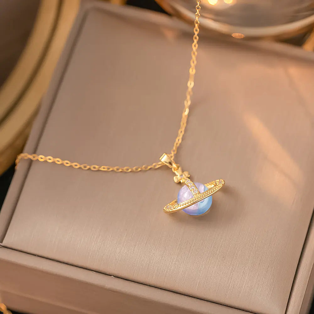52 MODELS of colorfast Titanium Steel Necklace for Women - Elegant Design