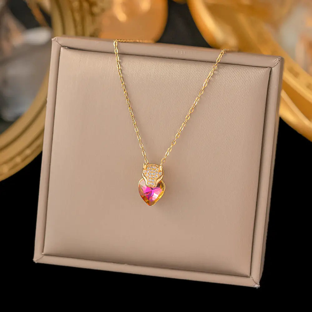 52 MODELS of colorfast Titanium Steel Necklace for Women - Elegant Design