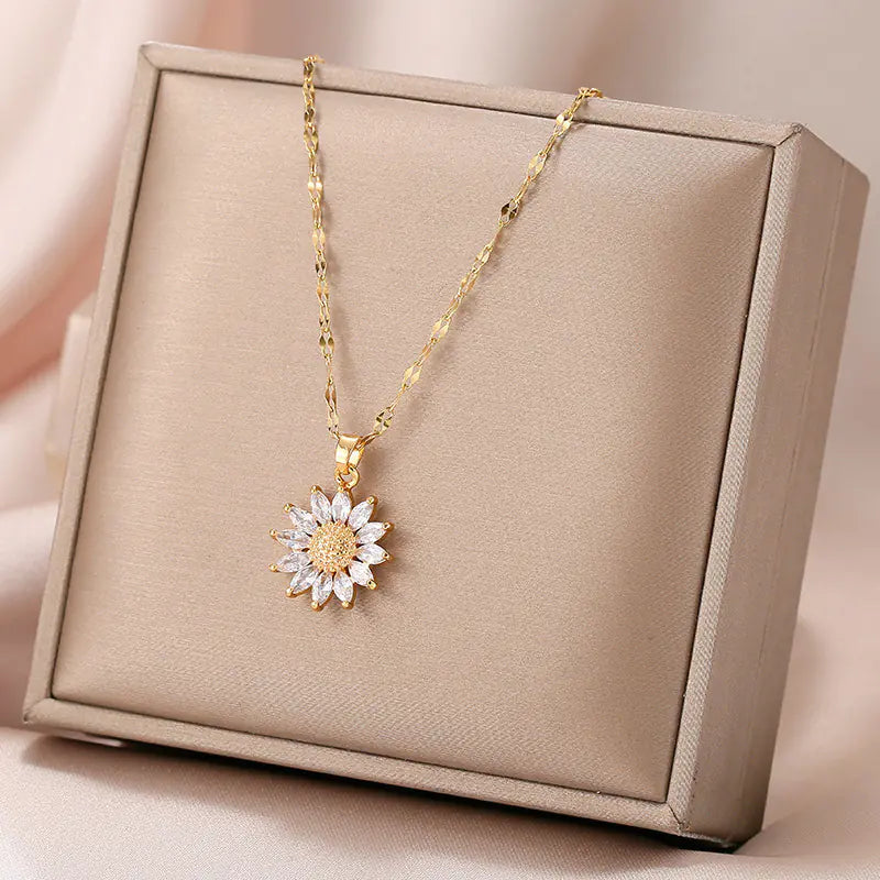52 MODELS of colorfast Titanium Steel Necklace for Women - Elegant Design
