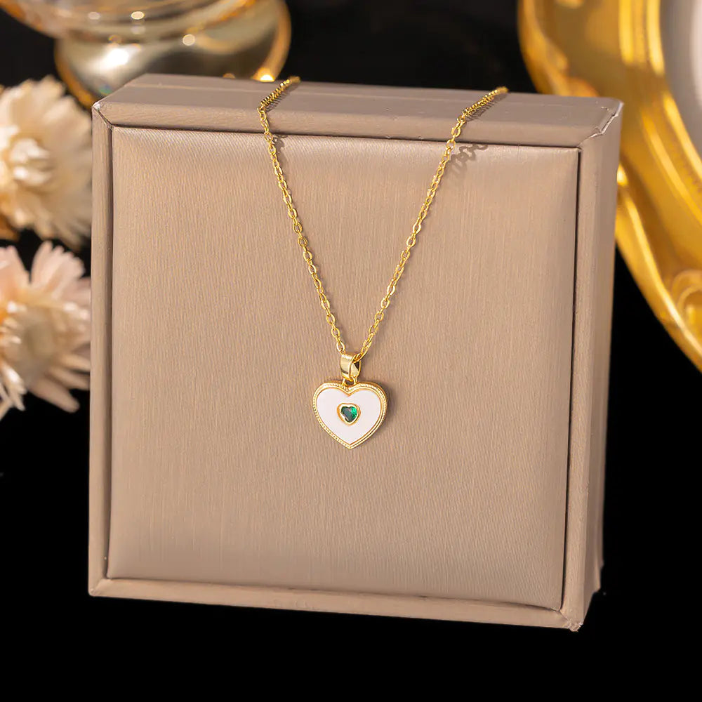 52 MODELS of colorfast Titanium Steel Necklace for Women - Elegant Design