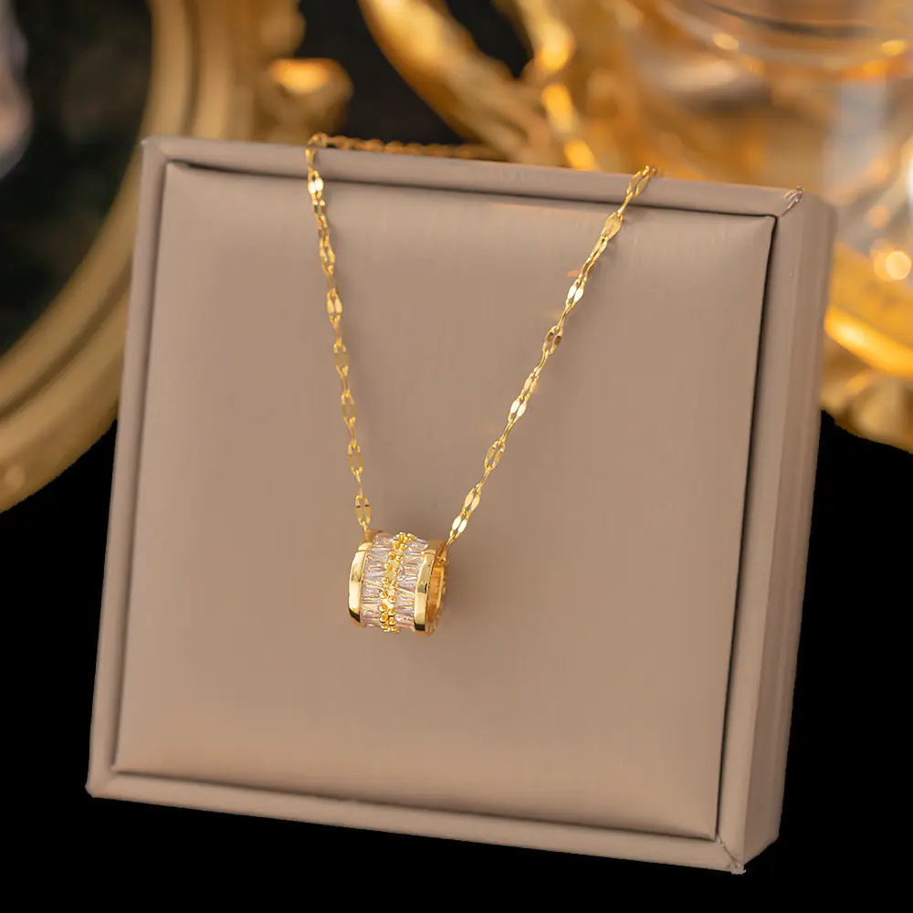 52 MODELS of colorfast Titanium Steel Necklace for Women - Elegant Design