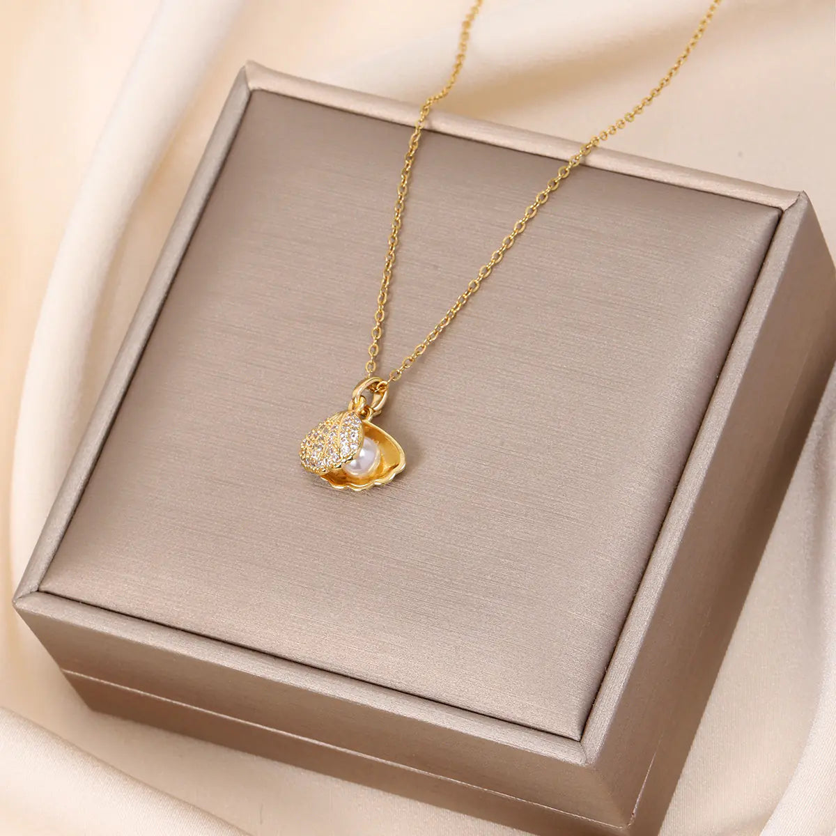52 MODELS of colorfast Titanium Steel Necklace for Women - Elegant Design