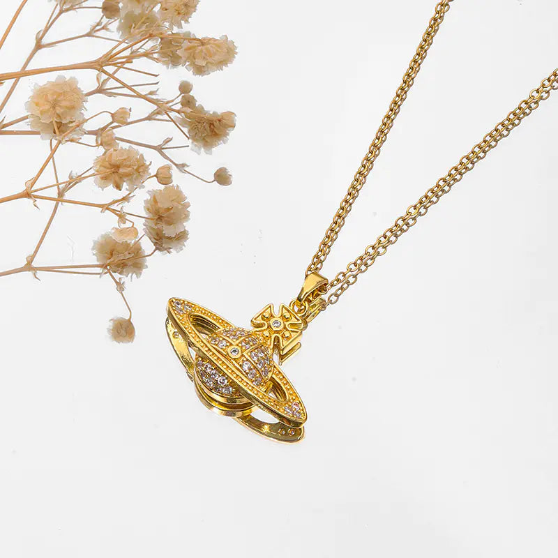 52 MODELS of colorfast Titanium Steel Necklace for Women - Elegant Design