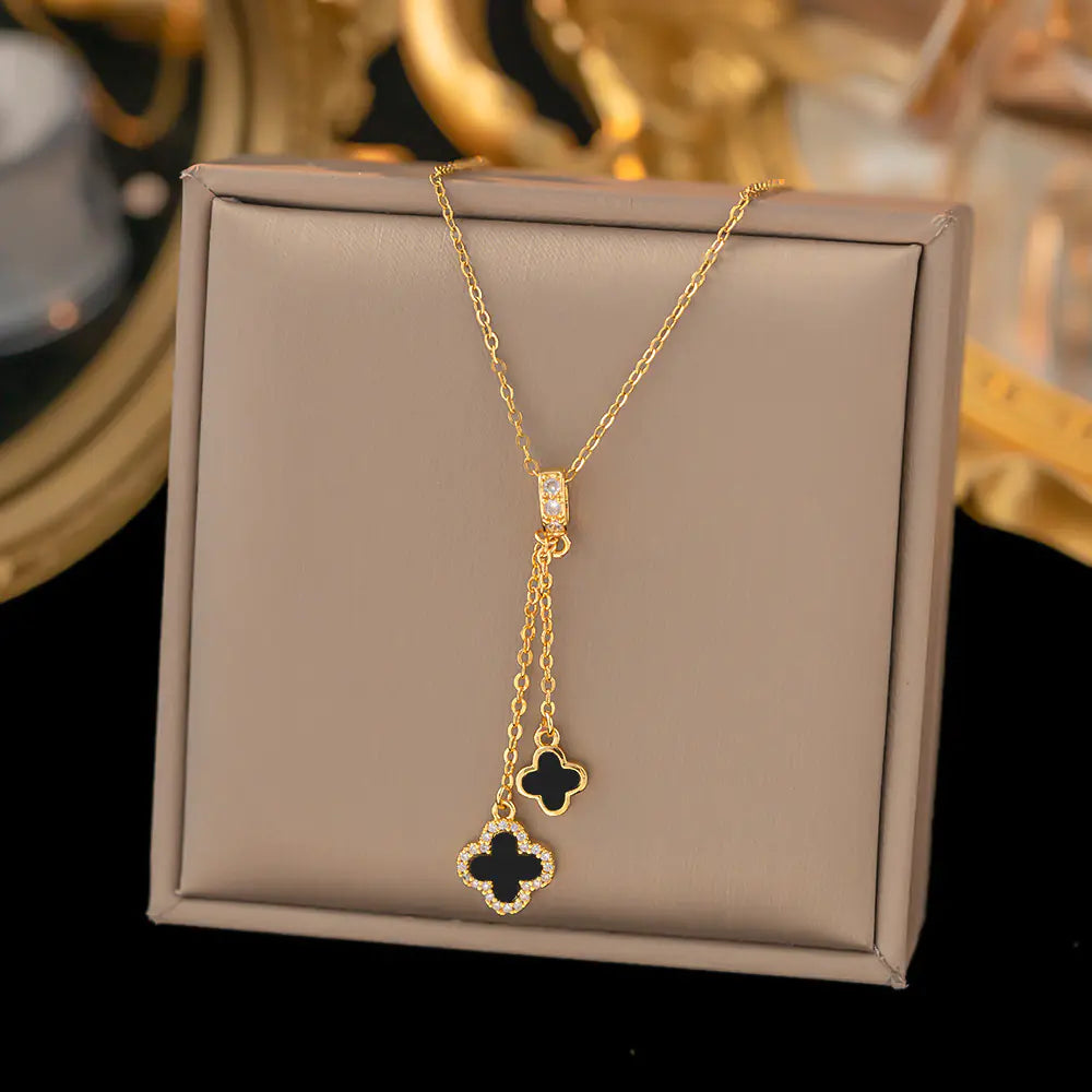 52 MODELS of colorfast Titanium Steel Necklace for Women - Elegant Design