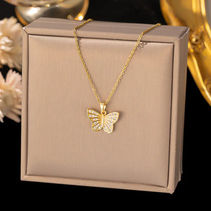 52 MODELS of colorfast Titanium Steel Necklace for Women - Elegant Design