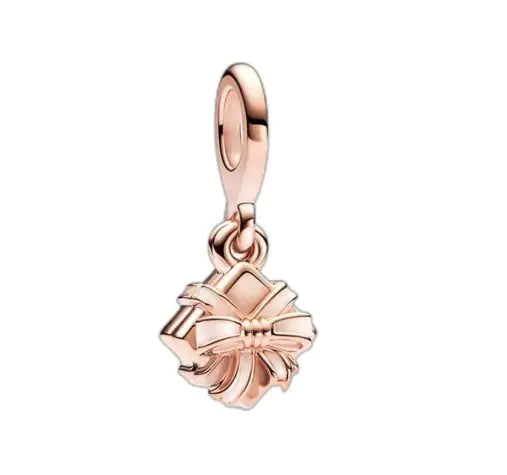 925 Sterling Silver Charm with Birthday Gift Box (One)