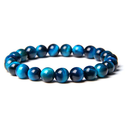 Natural Green Tiger Eye Bead Bracelet - Wholesale Stock