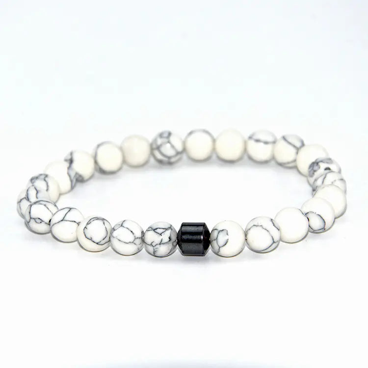8MM Tiger Eye Stone Bead Bracelet for Men