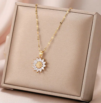 52 MODELS of colorfast Titanium Steel Necklace for Women - Elegant Design