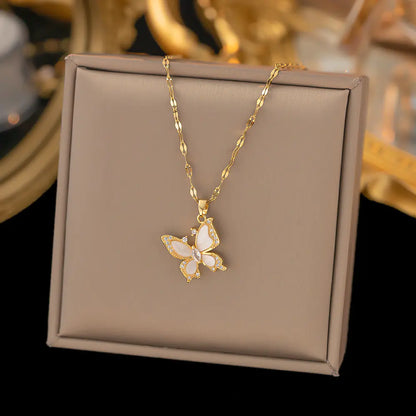52 MODELS of colorfast Titanium Steel Necklace for Women - Elegant Design