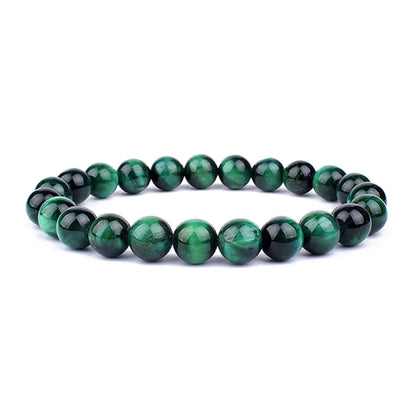 Natural Green Tiger Eye Bead Bracelet - Wholesale Stock