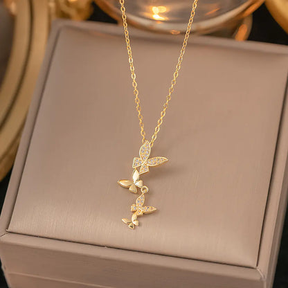 52 MODELS of colorfast Titanium Steel Necklace for Women - Elegant Design