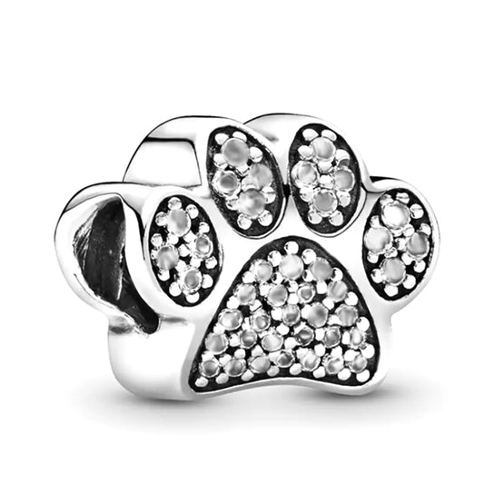 Alloy Silver Plated Animal Charm Beads for DIY Bracelets