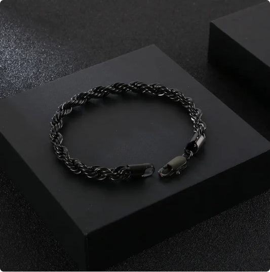 Chaîne torsadée en or 18 carats