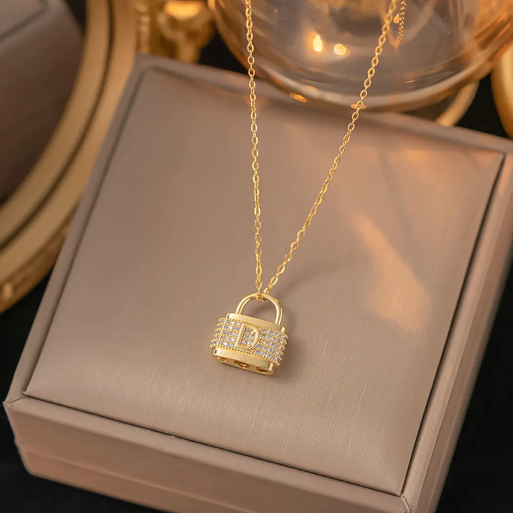 52 MODELS of colorfast Titanium Steel Necklace for Women - Elegant Design