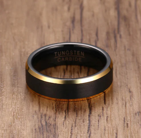 Bague en acier tungstène pour homme : un accessoire élégant