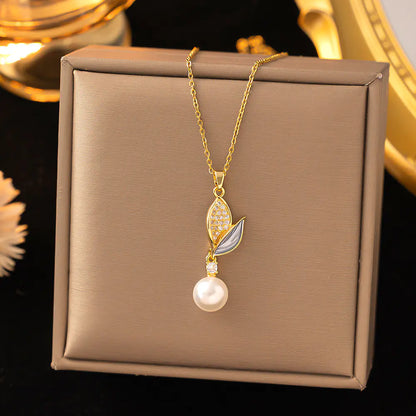 52 MODELS of colorfast Titanium Steel Necklace for Women - Elegant Design