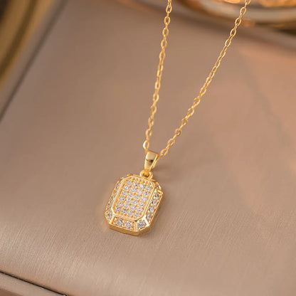 52 MODELS of colorfast Titanium Steel Necklace for Women - Elegant Design