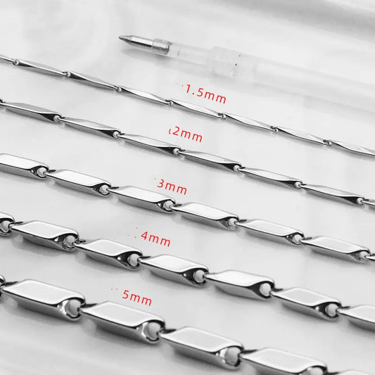 Collier en acier inoxydable pour hommes et femmes