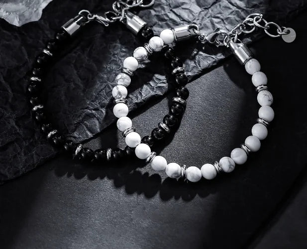 Marccini Frenzzi Obsidian Bracelet for Men (Single Item)