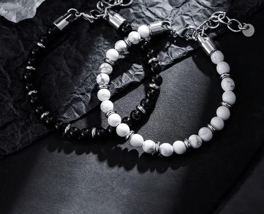 Marccini Frenzzi Obsidian Bracelet for Men (Single Item)
