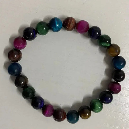 Natural Green Tiger Eye Bead Bracelet - Wholesale Stock