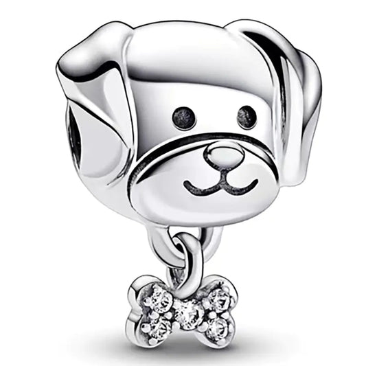 Alloy Silver Plated Animal Charm Beads for DIY Bracelets